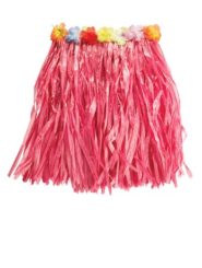 Hawaiian Pink Grass Skirt